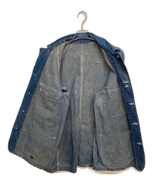 PAY DAY（ペイデイ）PAY DAY (ペイデイ) デニム カバーオール インディゴ サイズ:実寸サイズ参照の古着・服飾アイテム