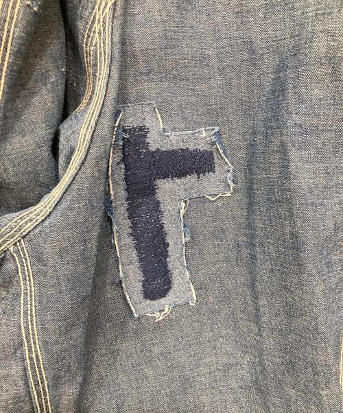 PAY DAY（ペイデイ）PAY DAY (ペイデイ) デニム カバーオール インディゴ サイズ:実寸サイズ参照の古着・服飾アイテム