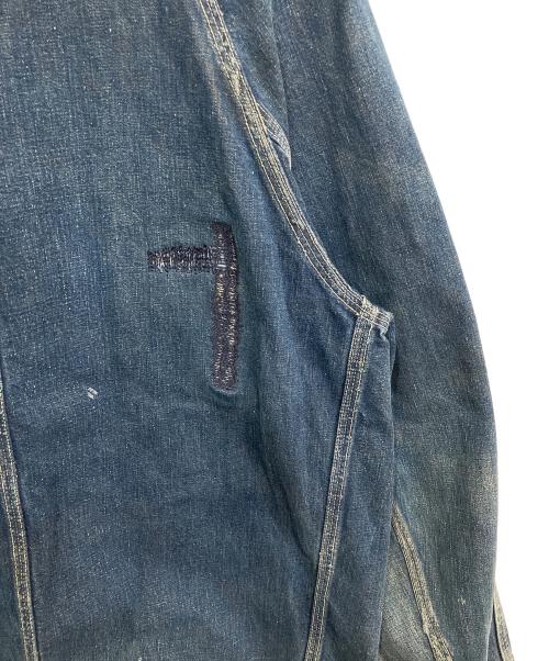 PAY DAY（ペイデイ）PAY DAY (ペイデイ) デニム カバーオール インディゴ サイズ:実寸サイズ参照の古着・服飾アイテム
