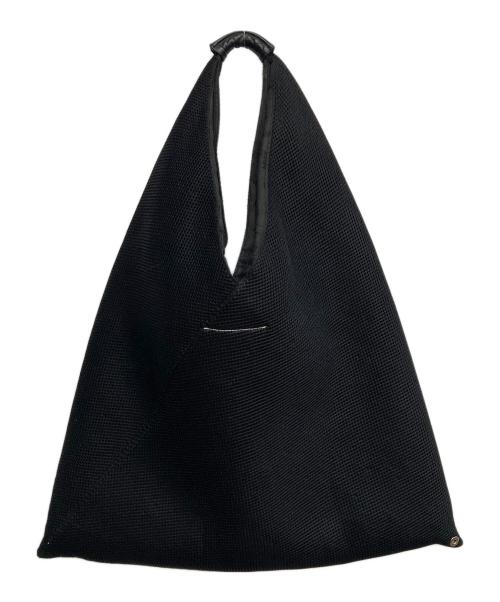 MM6 Maison Margiela（エムエムシックスメゾンマルジェラ）MM6 Maison Margiela (エムエムシックスメゾンマルジェラ) トライアングル メッシュ トートバッグ ブラック サイズ:サイズ詳細参照の古着・服飾アイテム