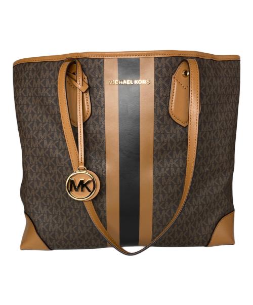 MICHAEL KORS（マイケル・コース）MICHAEL KORS (マイケル・コース) トートバッグ ブラウン サイズ:サイズ詳細参照の古着・服飾アイテム