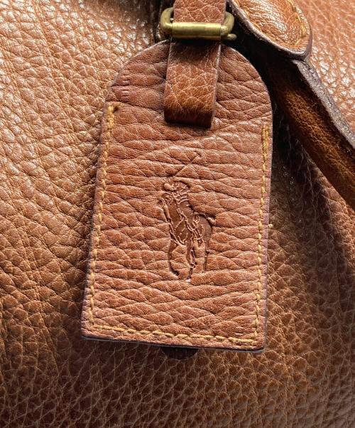 POLO RALPH LAUREN（ポロ・ラルフローレン）POLO RALPH LAUREN (ポロ・ラルフローレン) ミニ ボストンバッグ ブラウン サイズ:サイズ詳細参照の古着・服飾アイテム