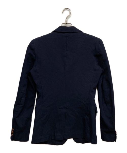 COMME des GARCONS HOMME PLUS（コムデギャルソンオムプリュス）COMME des GARCONS HOMME PLUS (コムデギャルソンオムプリュス) ポリ縮絨装飾 ジャケット ネイビー サイズ:Ｓの古着・服飾アイテム