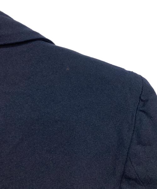 COMME des GARCONS HOMME PLUS（コムデギャルソンオムプリュス）COMME des GARCONS HOMME PLUS (コムデギャルソンオムプリュス) ポリ縮絨装飾 ジャケット ネイビー サイズ:Ｓの古着・服飾アイテム