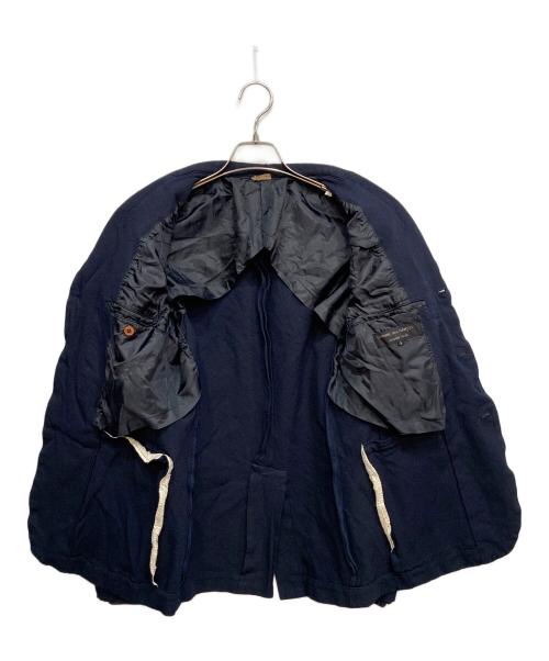 COMME des GARCONS HOMME PLUS（コムデギャルソンオムプリュス）COMME des GARCONS HOMME PLUS (コムデギャルソンオムプリュス) ポリ縮絨装飾 ジャケット ネイビー サイズ:Ｓの古着・服飾アイテム