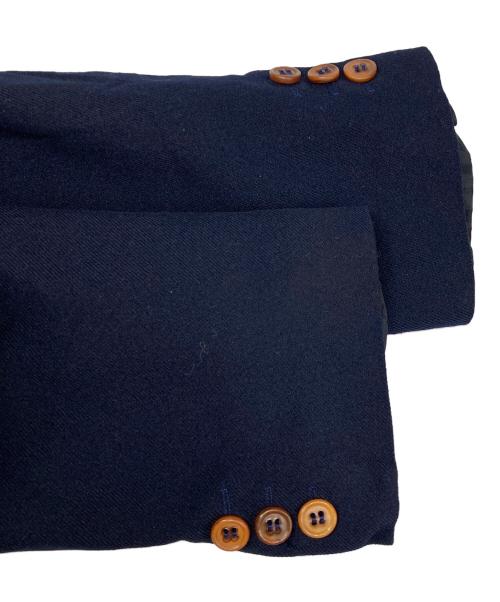 COMME des GARCONS HOMME PLUS（コムデギャルソンオムプリュス）COMME des GARCONS HOMME PLUS (コムデギャルソンオムプリュス) ポリ縮絨装飾 ジャケット ネイビー サイズ:Ｓの古着・服飾アイテム