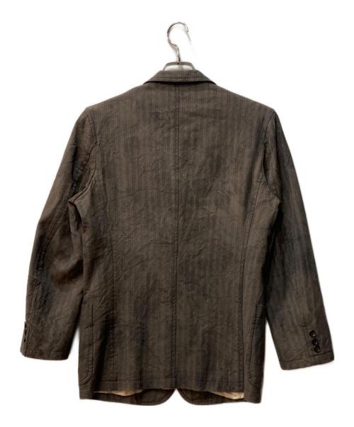 COMME des GARCONS HOMME（コムデギャルソン オム）COMME des GARCONS HOMME (コムデギャルソン オム) ブリーチ ウールポリ ジャケット グレー サイズ:sの古着・服飾アイテム