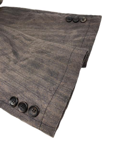 COMME des GARCONS HOMME（コムデギャルソン オム）COMME des GARCONS HOMME (コムデギャルソン オム) ブリーチ ウールポリ ジャケット グレー サイズ:sの古着・服飾アイテム