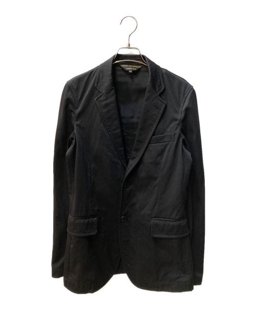 COMME des GARCONS HOMME PLUS（コムデギャルソンオムプリュス）COMME des GARCONS HOMME PLUS (コムデギャルソンオムプリュス) バッククロス 縮絨 ジャケット ブラック サイズ:Ｓの古着・服飾アイテム