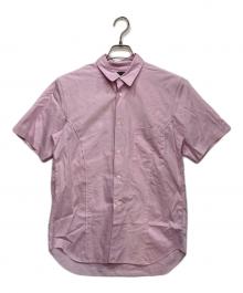 COMME des GARCONS HOMME PLUS（コムデギャルソンオムプリュス）の古着「パネル 切替 シャツ」｜ピンク