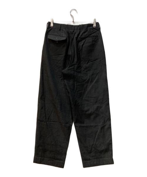 COMME des GARCONS HOMME（コムデギャルソン オム）COMME des GARCONS HOMME (コムデギャルソン オム) 製品染め ウール スラックス ブラック サイズ:Mの古着・服飾アイテム