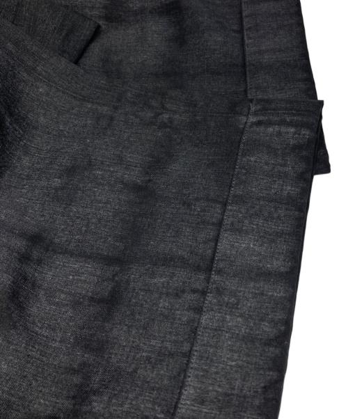 COMME des GARCONS HOMME（コムデギャルソン オム）COMME des GARCONS HOMME (コムデギャルソン オム) 製品染め ウール スラックス ブラック サイズ:Mの古着・服飾アイテム