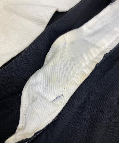 COMME des GARCONS HOMME（コムデギャルソン オム）COMME des GARCONS HOMME (コムデギャルソン オム) 製品染め ウール スラックス ブラック サイズ:Mの古着・服飾アイテム