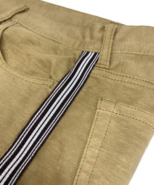 COMME des GARCONS HOMME（コムデギャルソン オム）COMME des GARCONS HOMME (コムデギャルソン オム) テープラインパンツ ブラウン サイズ:SSの古着・服飾アイテム