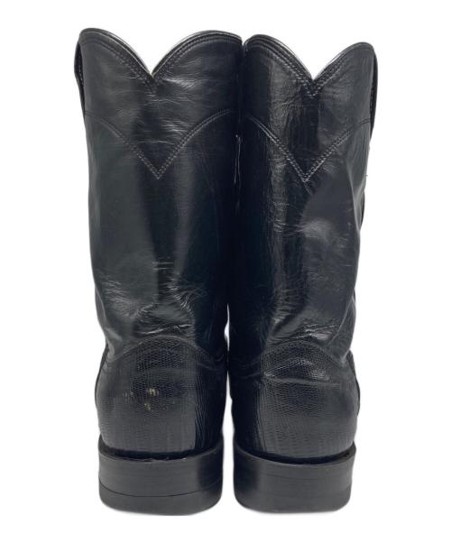 JUSTIN（ジャスティン）JUSTIN (ジャスティン) ウェスタン ブーツ ブラック サイズ:8 1/2Eの古着・服飾アイテム