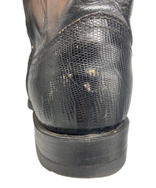 JUSTIN（ジャスティン）JUSTIN (ジャスティン) ウェスタン ブーツ ブラック サイズ:8 1/2Eの古着・服飾アイテム