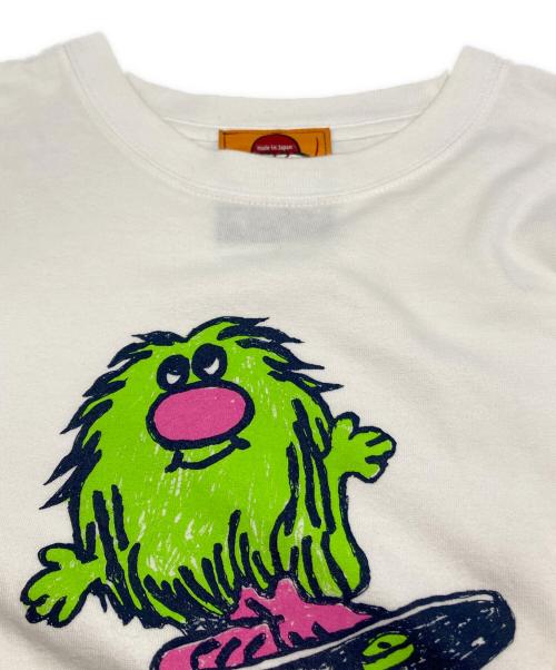 SWJP（エスダブリュージェーピー）SWJP (エスダブリュージェーピー) プリントTシャツ ホワイト サイズ:Lの古着・服飾アイテム