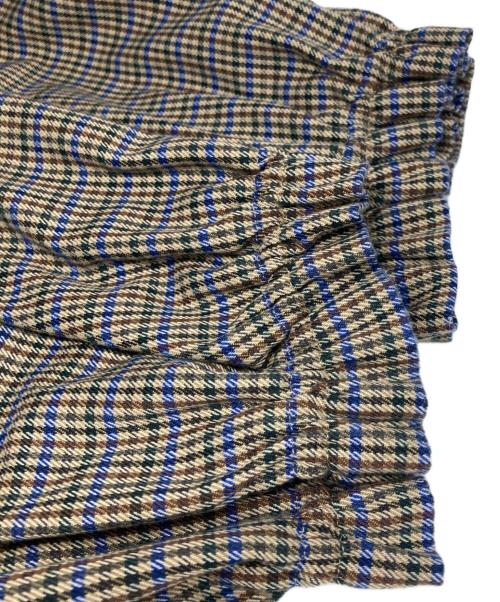 Ameri（アメリ）Ameri (アメリ) UND CHECK CARGO PANTS ベージュ サイズ:Mの古着・服飾アイテム