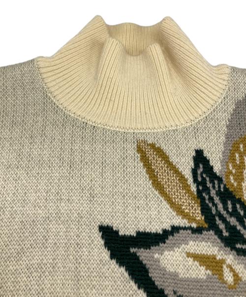 MURRAL（ミューラル）MURRAL (ミューラル) ハイネックニット ベージュ サイズ:2の古着・服飾アイテム