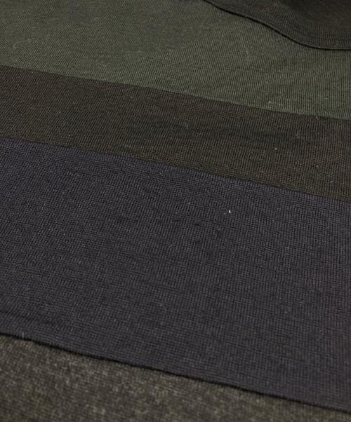 COMME des GARCONS HOMME（コムデギャルソン オム）COMME des GARCONS HOMME (コムデギャルソン オム) 切替 ニット ブラック サイズ:FREEの古着・服飾アイテム