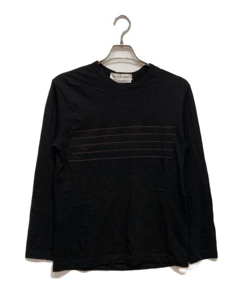 COMME des GARCONS SHIRT（コムデギャルソンシャツ）COMME des GARCONS SHIRT (コムデギャルソンシャツ) ニット ブラック サイズ:実寸参照の古着・服飾アイテム