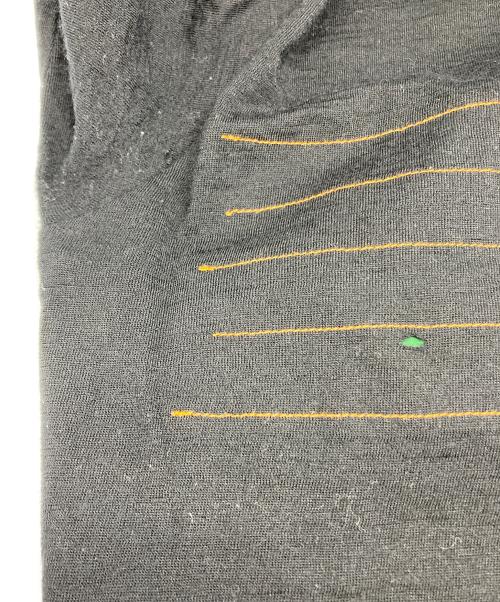 COMME des GARCONS SHIRT（コムデギャルソンシャツ）COMME des GARCONS SHIRT (コムデギャルソンシャツ) ニット ブラック サイズ:実寸参照の古着・服飾アイテム