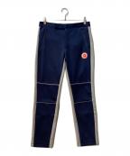 COMME des GARCONS HOMME PLUSコムデギャルソンオムプリュス）の古着「Side line zip trousers track pants」｜ネイビー