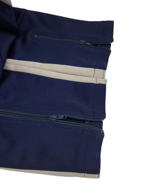 COMME des GARCONS HOMME PLUS（コムデギャルソンオムプリュス）COMME des GARCONS HOMME PLUS (コムデギャルソンオムプリュス) Side line zip trousers track pants ネイビー サイズ:Ｓの古着・服飾アイテム