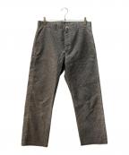 COMME des GARCONS HOMMEコムデギャルソン オム）の古着「製品洗い ナイロン チェックパンツ」｜グレー