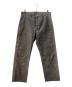 COMME des GARCONS HOMME（コムデギャルソン オム）の古着「製品洗い ナイロン チェックパンツ」｜グレー