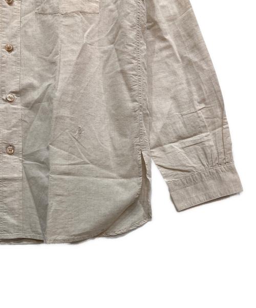 MACKINTOSH（マッキントッシュ）MACKINTOSH (マッキントッシュ) 綿麻スラブ 無地 バンドカラーシャツ ベージュ サイズ:Mの古着・服飾アイテム