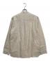 MACKINTOSH (マッキントッシュ) 綿麻スラブ 無地 バンドカラーシャツ ベージュ サイズ:M：5000円