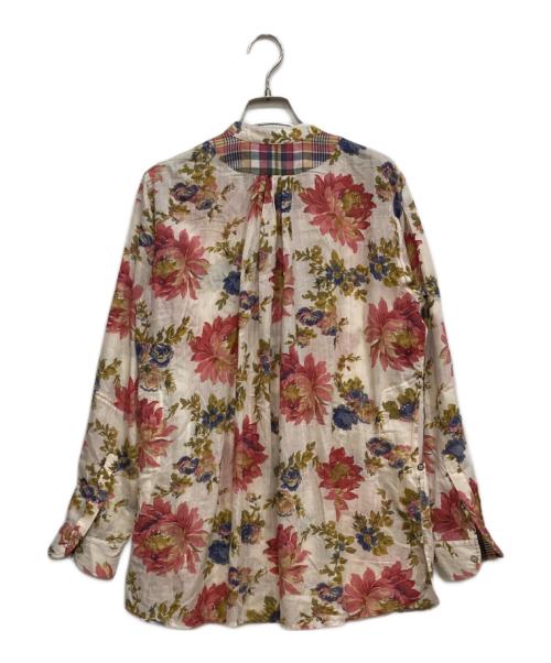 Pero（ペロ）Pero (ペロ) コットンシルクプルオーバーシャツ レッド サイズ:38の古着・服飾アイテム