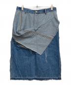 Litkovskayaリトコフスカヤ）の古着「再構築 デニムスカート」｜インディゴ