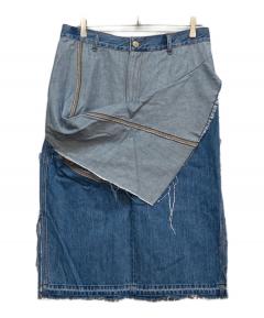 中古・古着通販】sacai (サカイ) デニムスカート インディゴ サイズ:2