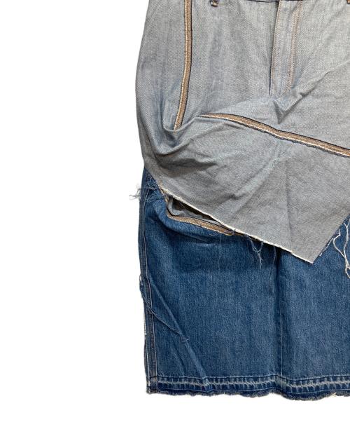 Litkovskaya（リトコフスカヤ）Litkovskaya (リトコフスカヤ) 再構築 デニムスカート インディゴ サイズ:44の古着・服飾アイテム