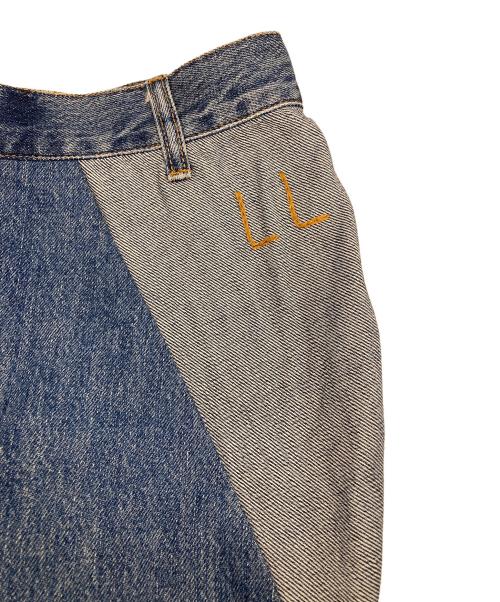 Litkovskaya（リトコフスカヤ）Litkovskaya (リトコフスカヤ) 再構築 デニムスカート インディゴ サイズ:44の古着・服飾アイテム