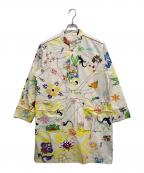 NOZOMI ISHIGURO tambourineノゾミイシグロ タンバリン）の古着「プリント ワンピース」｜ホワイト