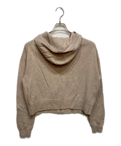 theory（セオリー）theory (セオリー) ウール カシミヤ ニット パーカー ベージュ サイズ:Sの古着・服飾アイテム