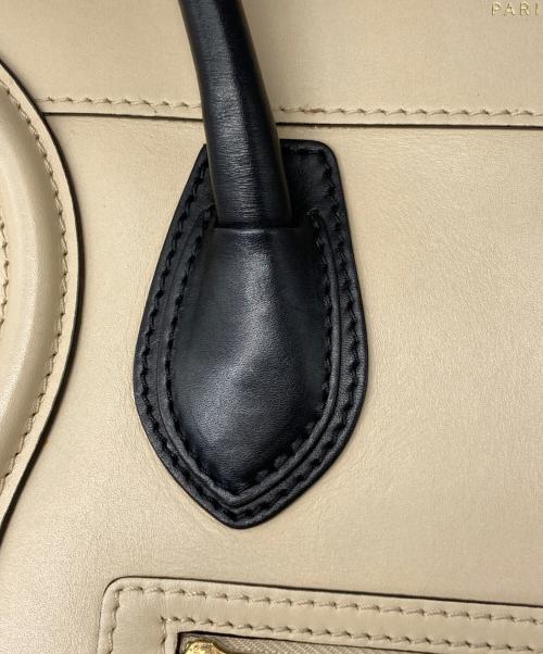 CELINE（セリーヌ）CELINE (セリーヌ) ラゲージマイクロショッパー ベージュ サイズ:サイズ詳細参照の古着・服飾アイテム