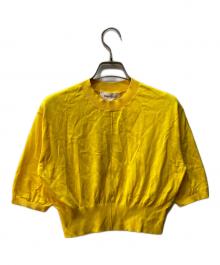 ENFOLD（エンフォルド）の古着「ショートニット」｜イエロー