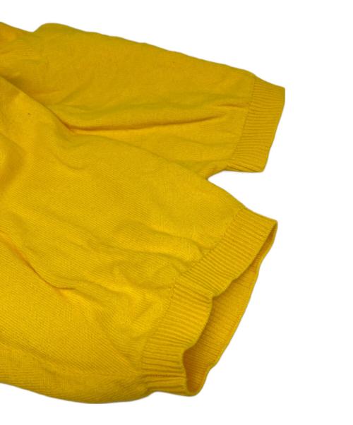 ENFOLD（エンフォルド）ENFOLD (エンフォルド) ショートニット イエロー サイズ:38 未使用品の古着・服飾アイテム