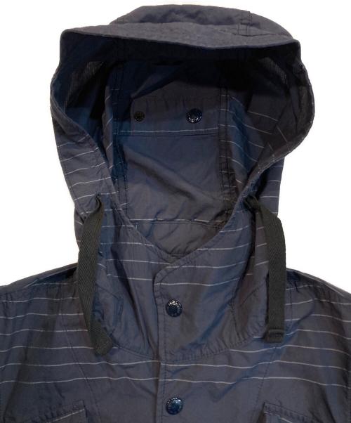 Engineered Garments（エンジニアド ガーメンツ）Engineered Garments (エンジニアド ガーメンツ) FIELD VEST-NYCO HORIZONTAL STRIPE ネイビー サイズ:XXSの古着・服飾アイテム