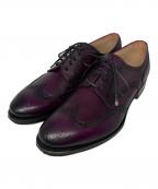 FUGASHINフウガシン）の古着「ウィングチップ シューズ」｜パープル