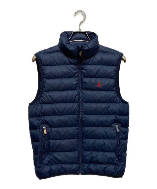 POLO RALPH LAUREN（ポロ・ラルフローレン）POLO RALPH LAUREN (ポロ・ラルフローレン) ダウンベスト ネイビー サイズ:Sの古着・服飾アイテム
