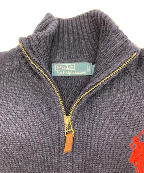 POLO RALPH LAUREN（ポロ・ラルフローレン）POLO RALPH LAUREN (ポロ・ラルフローレン) ドライバーズ ニット ネイビー サイズ:Sの古着・服飾アイテム
