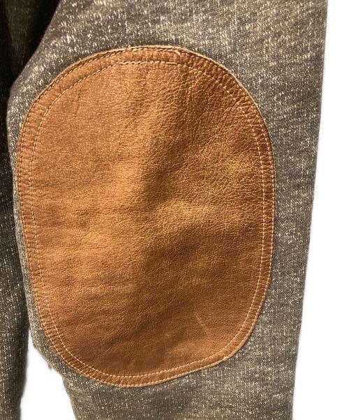 POLO RALPH LAUREN（ポロ・ラルフローレン）POLO RALPH LAUREN (ポロ・ラルフローレン) エルボーパッチ スウェット カーディガン ブラウン サイズ:Mの古着・服飾アイテム