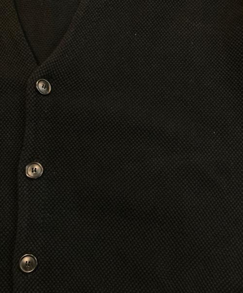 crepuscule（クレプスキュール）crepuscule (クレプスキュール) Moss Stitch V/N ブラック サイズ:2の古着・服飾アイテム