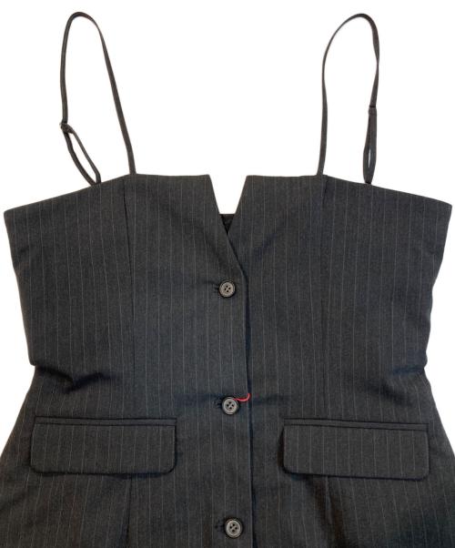 MAISON SPECIAL（メゾンスペシャル）MAISON SPECIAL (メゾンスペシャル) リバーシブル ビスチェ グレー サイズ:FREE 未使用品の古着・服飾アイテム