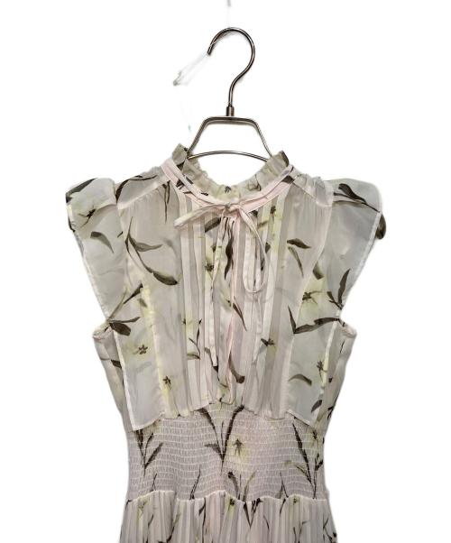 Snidel（スナイデル）Snidel (スナイデル) Sustainable20周年プリントワンピース ピンクの古着・服飾アイテム